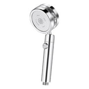 HGYCPP Shower Head 360 Degrees Rotating Double-Sided Turbocharged Shower Head With Switch On/Off Button Easy Install Handheld