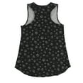thumbnail image 2 of P.J. Salvage Womens Skull And Peace Sign Pajama Sleep Tank Top, Black, Small, 2 of 2