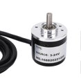 thumbnail image 3 of Photoelectric Rotary Encoder Gear Box Motor Incremental Encoder 6mm D Type Output Shaft 5‑24V, 3 of 5