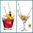 thumbnail image 5 of Palillos para cócteles, 20 piezas de acero inoxidable para Martini, brochetas de cóctel de Metal reutilizables, aperitivos de aceitunas, Bloody Mary Brandied, 5 of 5