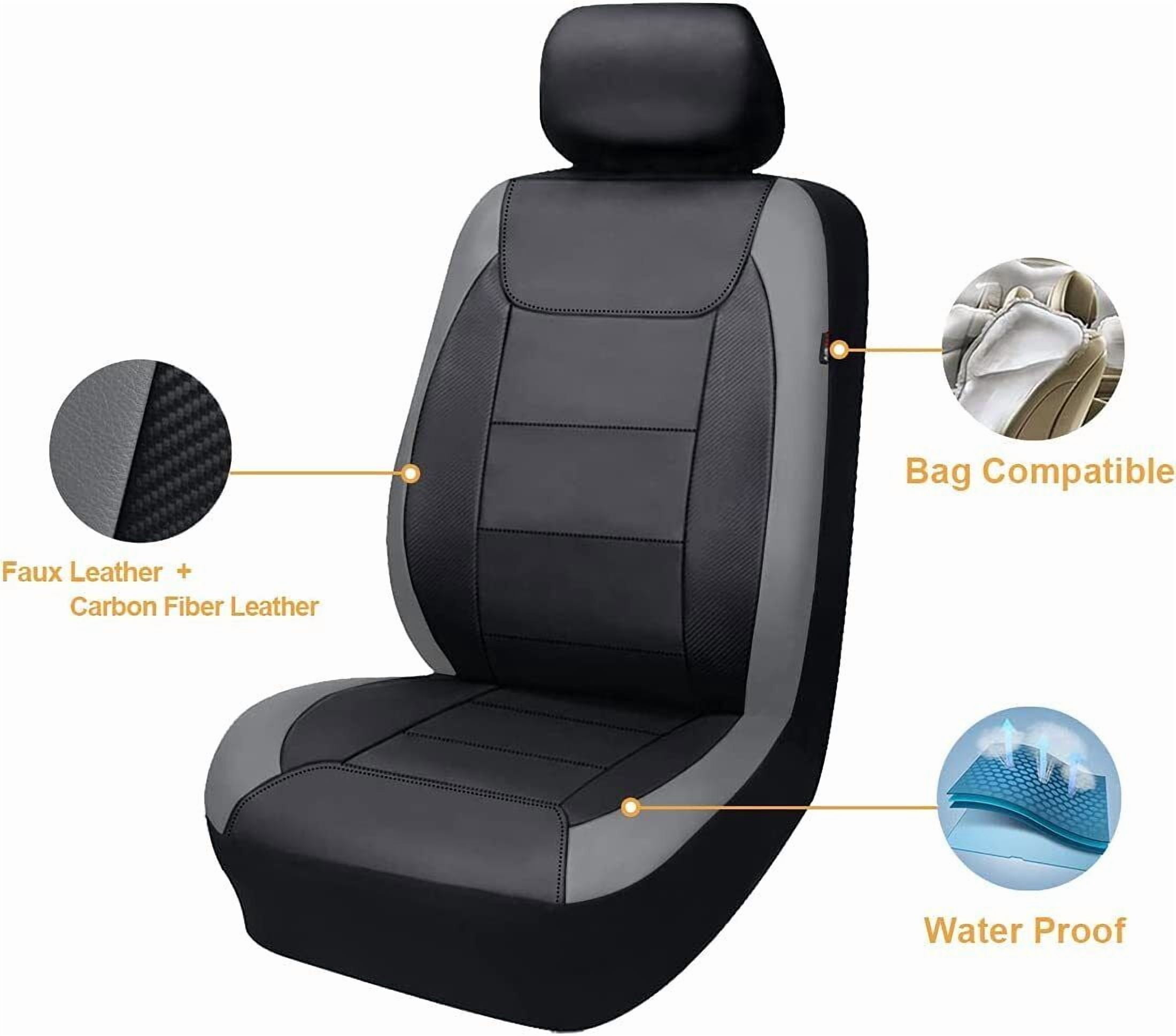 Flying Banner Full Set Deluxe Automotive Faux Leather Universal Car Seat Covers Interior Covers car SUV pick up