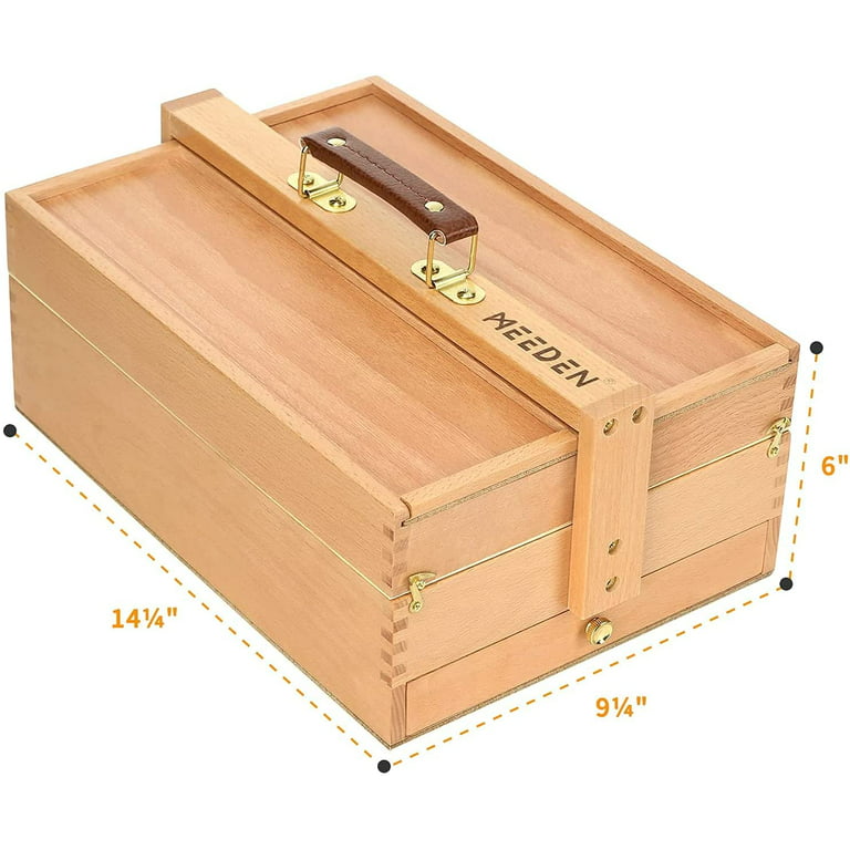 Wooden Mega Seed Storage Organizer with 32 Inner Boxes