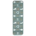 thumbnail image 2 of Stair Treads 9 inch by 28 inch by sussexhome Ewer Collection Trellis Design Vibrant and Soft Stair Treads, Teal & White, Pack of 4 [100% Polypropylene], 2 of 3