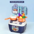 Lksixu Kitchen Play Set With Accessories Mini Kitchen Set With