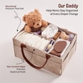 thumbnail image 4 of Lily Miles Baby Diaper Caddy Organizer - Nursery Storage Basket for Newborn Essentials - Shower Registry Gifts, 4 of 22