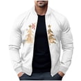 thumbnail image 2 of LOVZFMLL Jackets for Men Pullover Sweater Stand Collar Elastic Solid Color Half Sweater For Men Stand-up Collar Sweater, 2 of 5
