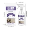 Clearance！ 120ml Carpet Cleaner Coffee Stain Oil Stain Stubborn Stain