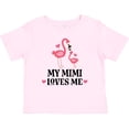 thumbnail image 3 of Inktastic My Mimi Loves Me Flamingo Girls Baby T-Shirt, 3 of 5