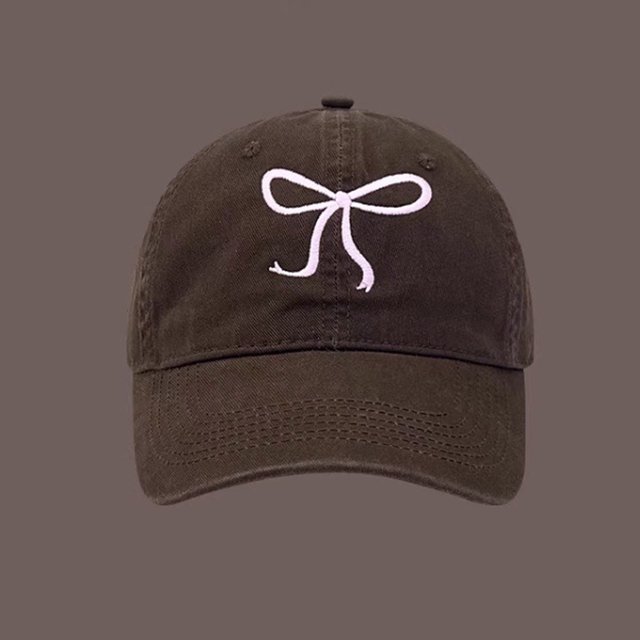 RXIRUCGD Casquette de Baseball pour Femmes Ajustable Classique Basse Imprimée Non Structurée (Café)