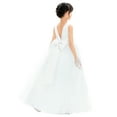 thumbnail image 3 of Ekidsbridal Girl Pageant Flower Girl Dress - V-Back Satin with Rhinestones PR123-A (Size: 2-12), 3 of 6