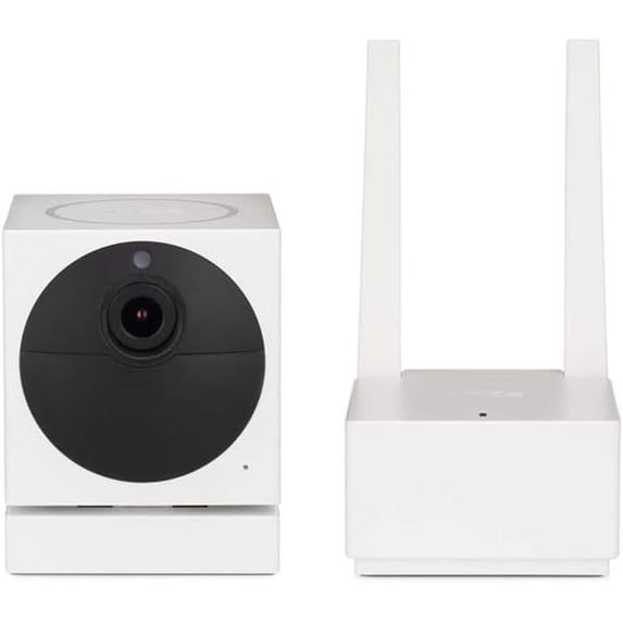 Restored Wyze Cam Outdoor v1 Wireless, Weather-Resistant 1080p HD Home Security Camera, Battery Powered, PIR Motion Detection, Night Vision, 2-Way Audio,White (Refurbished)