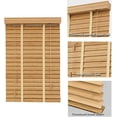 thumbnail image 2 of 2" Slats Bamboo Blinds for Windows Blackout Shades Horizontal Window Blinds W20-72 H48 60" 64" 72" Blinds for Light ControlInside/Outside Mount Shades, Cordless(58" W x60 H), 2 of 7