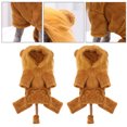 thumbnail image 1 of WHAMVOX Dog  Costumes Lion Shape Plush Coffee Costume 1Set, 1 of 8