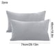 thumbnail image 3 of Fundas de almohada estándar de microfibra de 2, sensación suave de terciopelo, absorbente de humedad, resistente a arrugas, fundas antideslizantes para pelo y piel, tamaño estándar de 20x30 pulgadas, 3 of 6