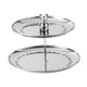 thumbnail image 3 of Soporte para cupcakes, plato de frutas, metal, moderno, soporte para tazas, pasteles, torre, torre de postres para 2 niveles, 3 of 9