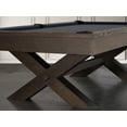 thumbnail image 5 of Empire USA - Manhattan Slate Pool Table W/Premium Billiard Accessories (8FT, Brownwash), 5 of 10