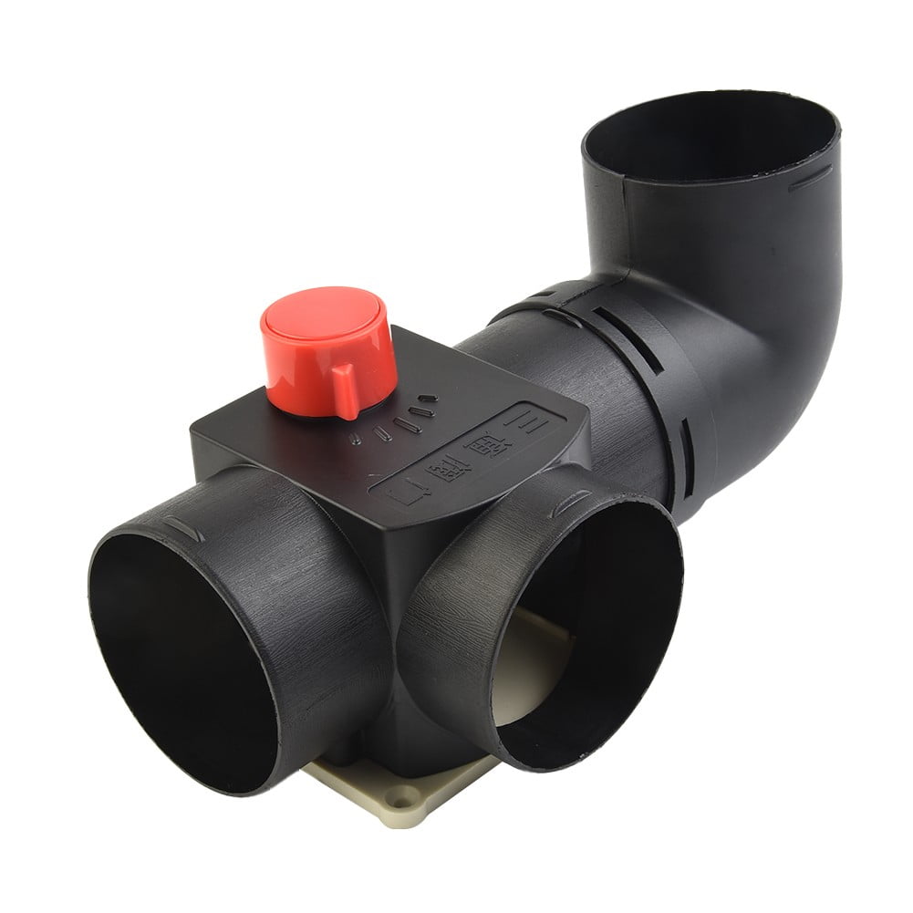 T Branch Air Vent Ducting For 75mm Diameter Ducting Plastic Black Diesel Heater Black Outlet Vent Hose Clip Replace-part