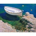thumbnail image 2 of Krioutchkov, Alex Hook 18x15 Gold Ornate Wood Framed with Double Matting Museum Art Print Titled - Boat, 2 of 4