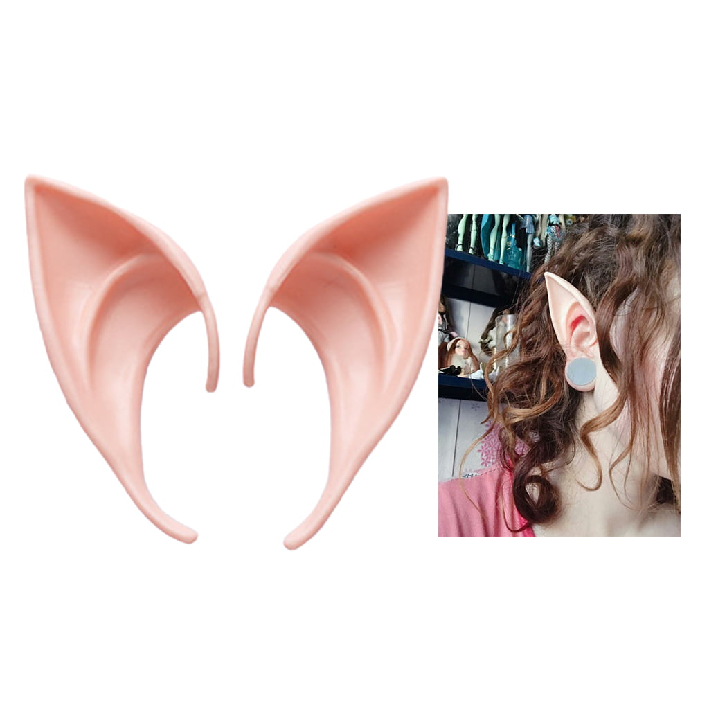 Angel  Elf Ears Fairy Cosplay Mysterious Halloween Party Costume Latex Fake Ear