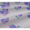 thumbnail image 5 of oneOone Viscose Jersey Fabric Chevron|Watercolor Leaves & Peony Floral Print Fabric By The Yard 60 Inch Wide, 5 of 5