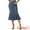 Grey Blue, variant on DARING DIVA Fishtail Denim Skirt for Women's Washed Midi Jean Bodycon Skirt S Blue