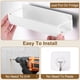 thumbnail image 3 of Organizador magnético de especias de 2 piezas para refrigerador con gancho, blanco, 3 of 7