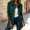 Blackish Green, variant on Women's Mid Length Dress Coat Outerwear Coats A-line Coat Lightweight Fall Winter Jacket Peter Pan Collar Mid Length Formal Coat Single Breasted Peacoat Mid Long Fall & Mild Winter,Blackish Green,L