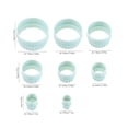 thumbnail image 3 of kurtrusly 8 Pieces Set Cupcake Round ShapeCookie Mould Cookies Fondant Tool Baking Molds Self-Assembly For Home Pastries, 3 of 6