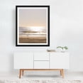 thumbnail image 3 of Morning Glow on the Waves 03 - Ocean City Maryland Photography Beach Ocean Seascape Waves Sunset Coastal Bird Black Framed Wall Art Print 6 x 8 inches, 3 of 4