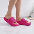 thumbnail image 5 of Fashion Thick Platform Slippers Women Men Soft Pillow Sandals Non-Slip Shower Shoes Bath Slippers Summer Beach Slides, 5 of 6