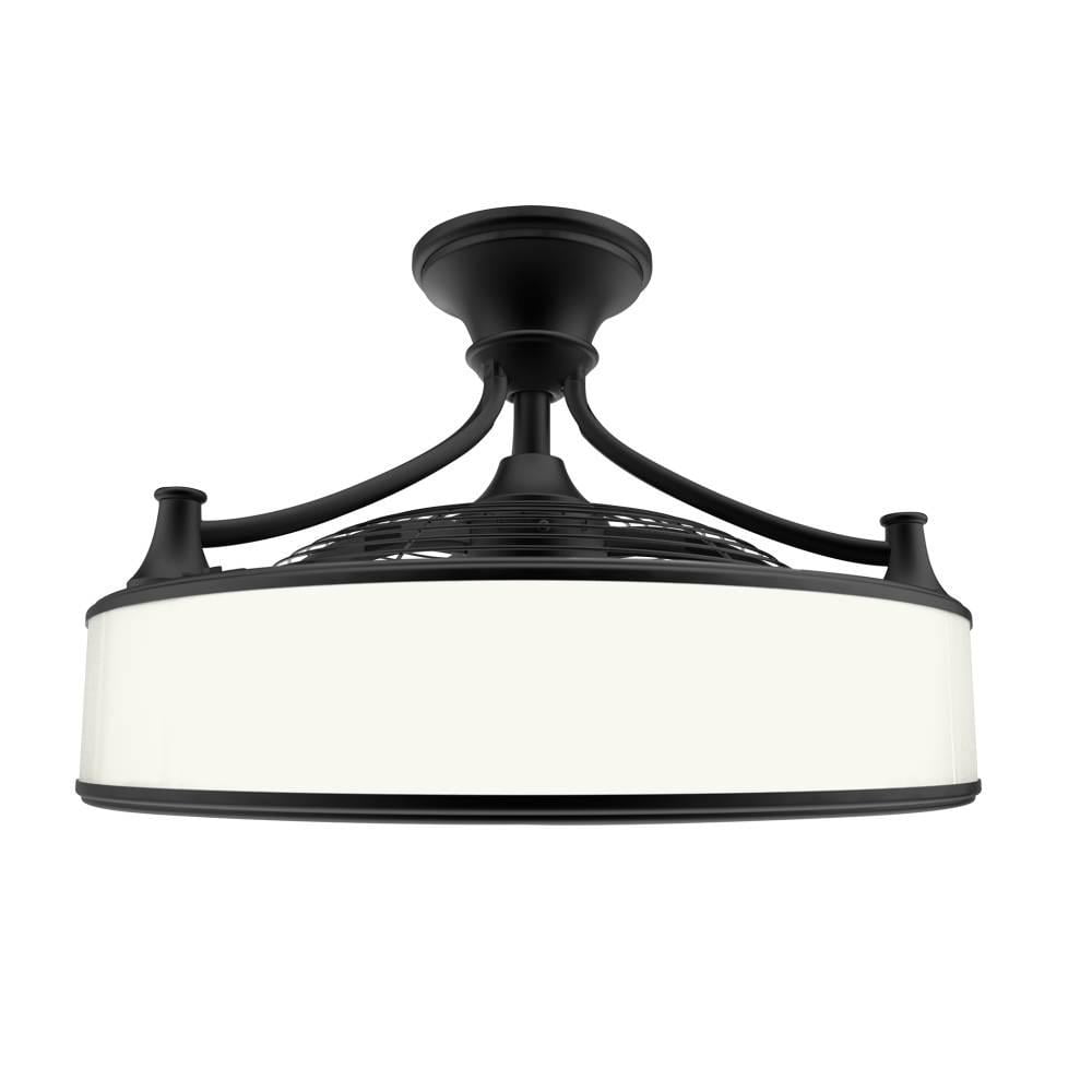 Stile Anderson 22 In Led Indoor Outdoor Black Ceiling Fan With
