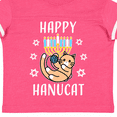 thumbnail image 4 of Inktastic Happy Hanucat with Menorah Boys or Girls Toddler T-Shirt, 4 of 5