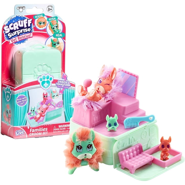 Little Live Pets Scruff Surprise Vet Rescue set de novio co