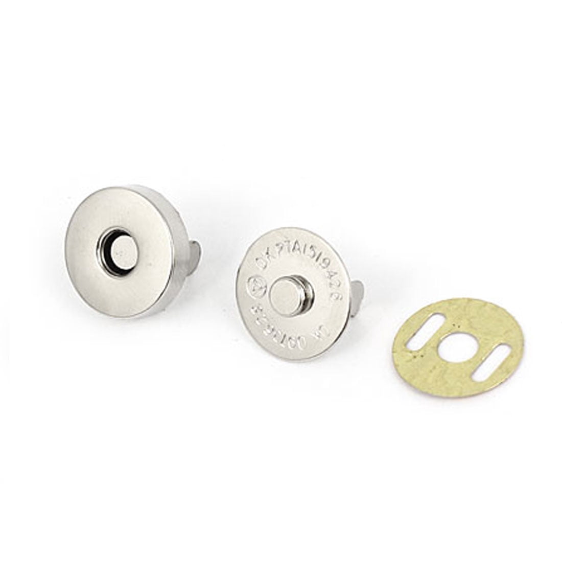 Unique Bargains Magnetic Fasteners Handbag Purse Buttons Snaps 14mm Dia 20 Sets