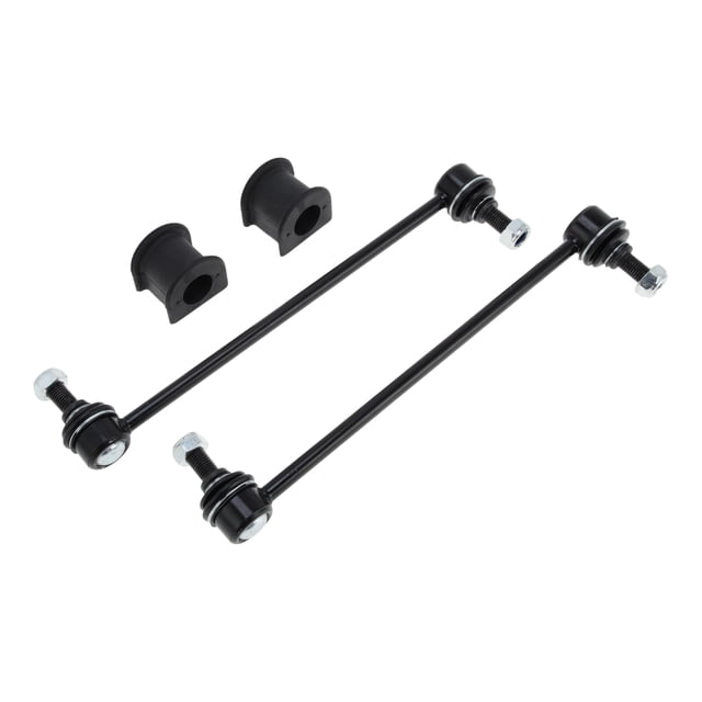 Enlaces de barra estabilizadora frontal Unique Bargains con 2 piezas de buje para Toyota Corolla 2003-2013 Kits de enlace de barra estabilizadora Número de enlace de barra K80230/K90526 1 juego