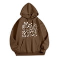 thumbnail image 3 of Product Category Women s Hoodies Sweatshirts | Crewneck Sweatshirt For Women Album Long Sleeve Pullover Fan Tee Music Lovers Tops Coffee L, 3 of 3