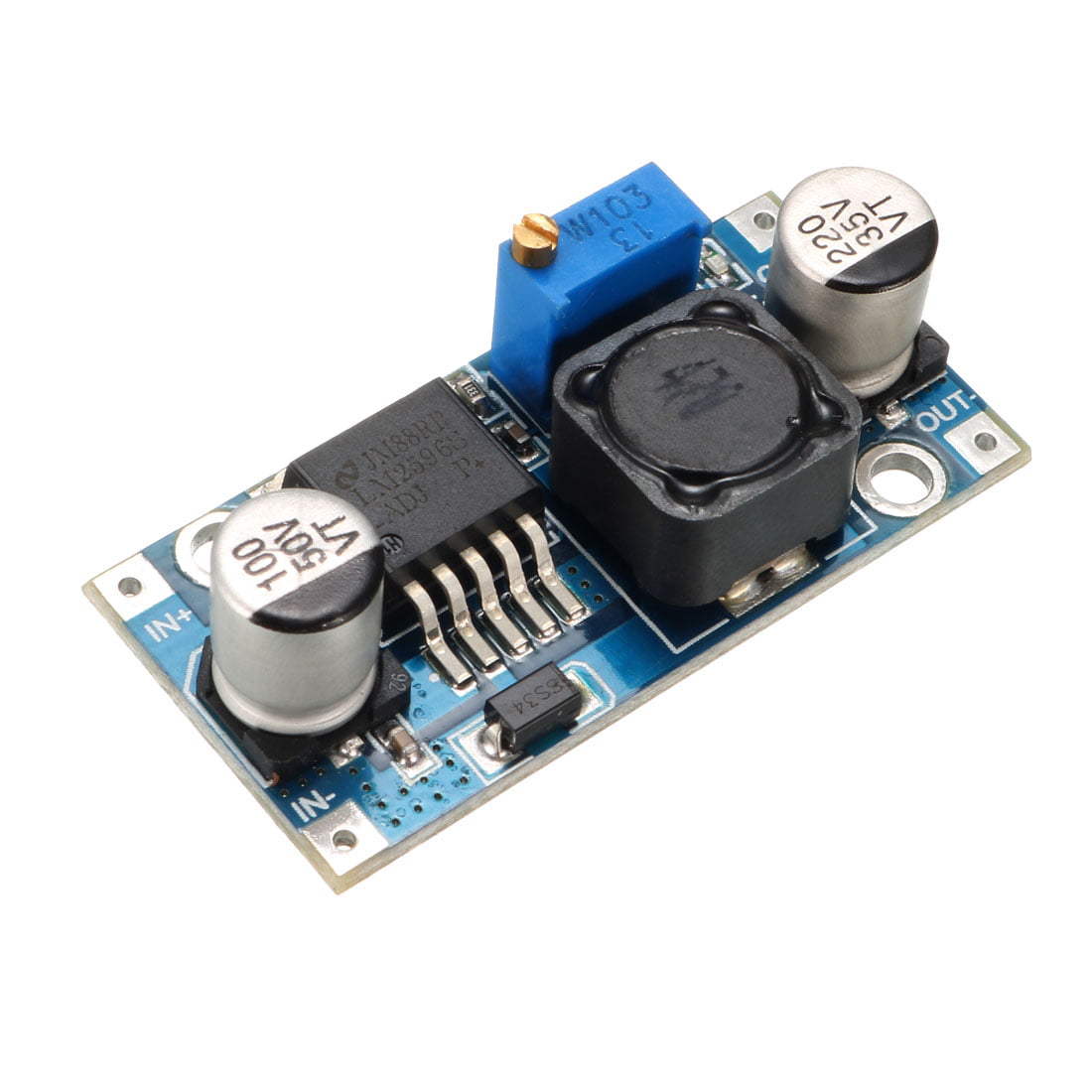 6 Pack LM2596 DC to DC Buck Converter 3.0-40V to 1.5-35V Power Supply Modul X5S7 