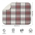 thumbnail image 2 of Modern Checkered Dish Drying Mat – Sleek Plaid Pattern, Contemporary Kitchen Decor, 2 of 3