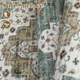 thumbnail image 4 of Garvee 2'x6' Runner Rug Vintage Medallion Rug Floral Print Rug Non Slip Indoor Bedroom Runners Rug for Kitchen Hallway, Camel Green, 4 of 8