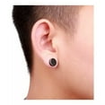 thumbnail image 5 of GKNET Stainless Steel Black Magnetic Stud Earring Unisex Fashion Delicate Jewelry Men, Punk-8mm, 5 of 6
