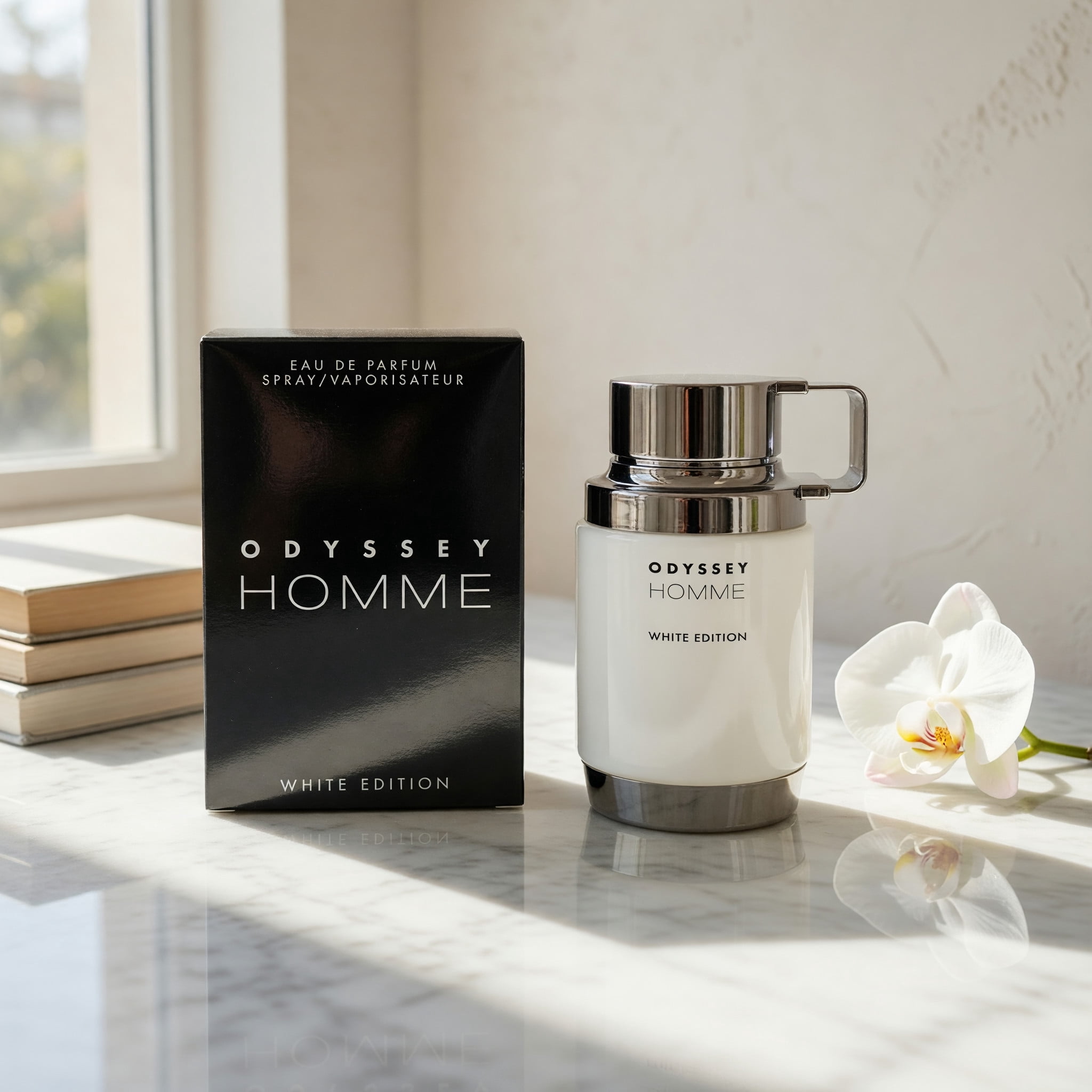 Armaf Odyssey Homme White Edition, Amber Fougere EDP Spray for Men