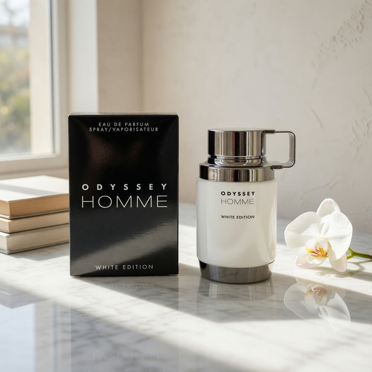Armaf Odyssey Homme White Edition, Amber Fougere EDP Spray for Men