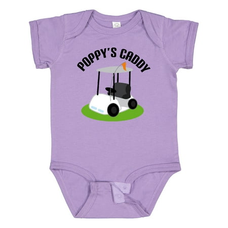 

Inktastic Poppy s Caddy Golf Cart Grandchild Boys or Girls Baby Bodysuit