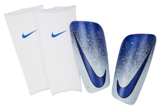 blue nike shin guards