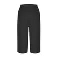 thumbnail image 6 of lmcalzta Capri Pants for Women Loungewear Pajama Pants Cotton Stretch Slacks Trousers with Pockets, 6 of 6