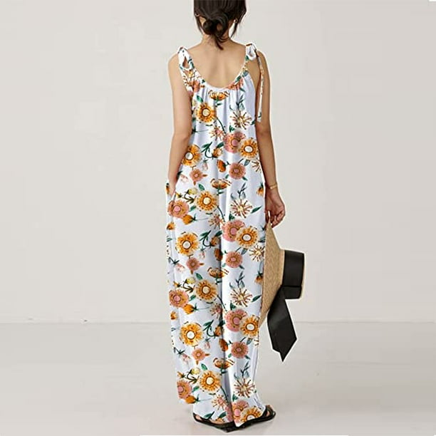 Macacão Mulher VONDA Mono Sin Mangas Para Mujer Estampado Floral