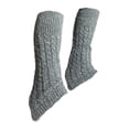 thumbnail image 3 of yotijay Figure Skating Leg Warmers Calf Socks Set for Winter Sports Activities Women Grey, 3 of 9