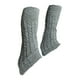 thumbnail image 3 of Calentadores de pierna de patinaje figurado altos calcetines calientes calientes calcetines de calcetines de patinaje de cable para entrenamiento de Gris, 3 of 8