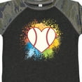 thumbnail image 4 of Inktastic Baseball Sports Heart Girls Toddler T-Shirt, 4 of 5