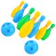 thumbnail image 4 of GOOHOCHY Juego de 12 bolas de bolos para niños, divertidas bolas, juguetes interactivos para niños y padres, juguetes deportivos para niños (18 cm, 10 bolas y 2 bolas), 4 of 7